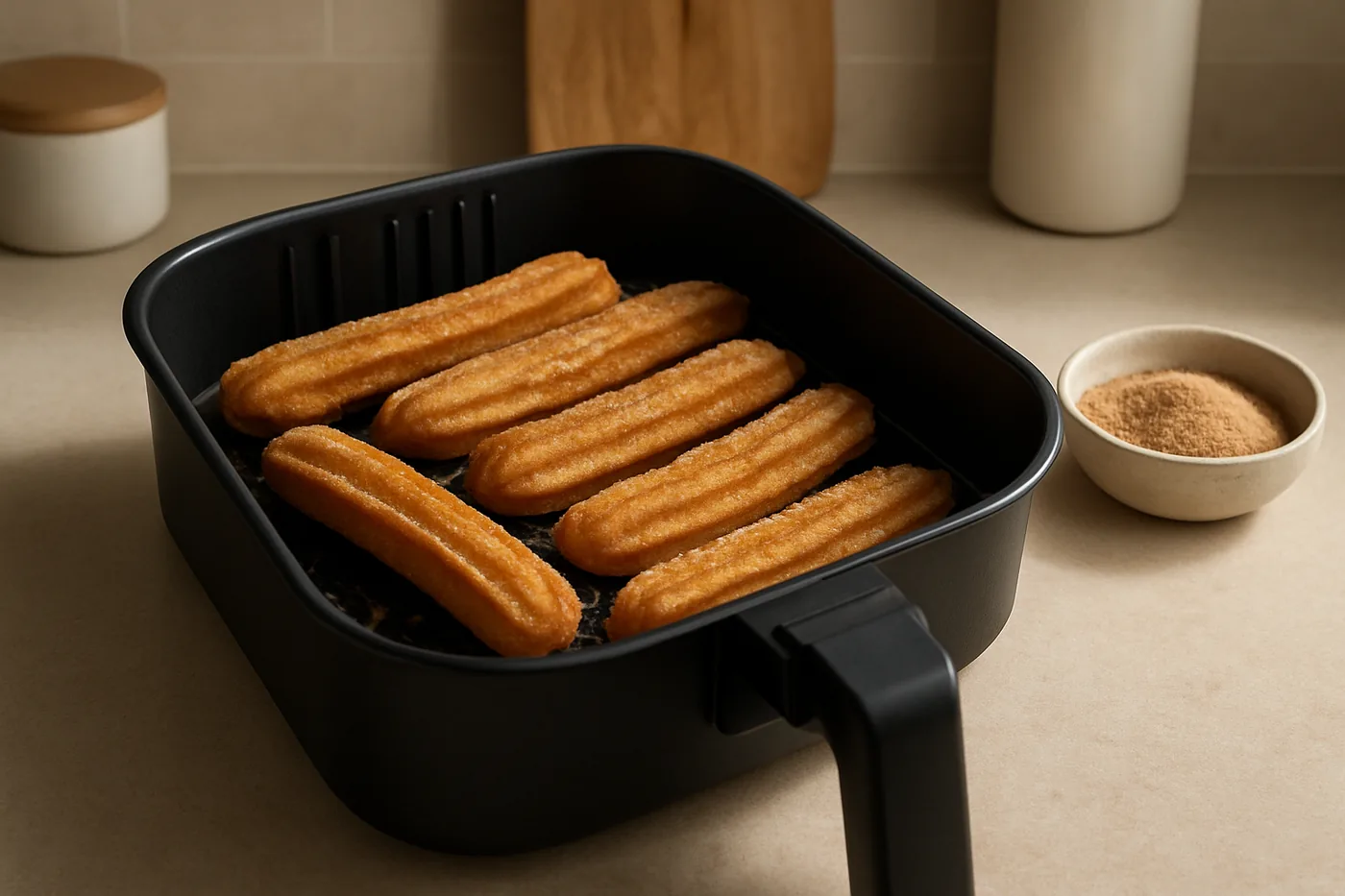 Churros en freidora de aire